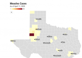 텍사스 ‘홍역’ 누적 561명 감염, 어린이 2명 사망